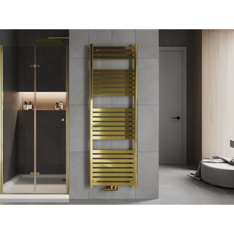 Mexen Uran vannitoa radiaator 1800 x 600 mm, 738 W, kuldne - W105-1800-600-00-50