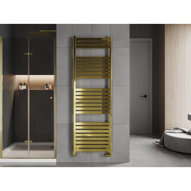 Mexen Uran vannitoa radiaator 1800 x 600 mm, 738 W, kuldne - W105-1800-600-00-50