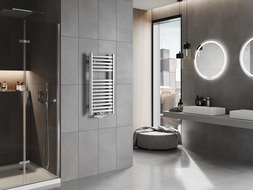 Mexen Hades vannas istabas radiators 800 x 400 mm, 253 W, hroms - W104-0800-400-00-01