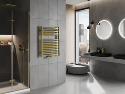 Mexen Hades Badheizkörper 800 x 600 mm, 357 W, Gold - W104-0800-600-00-50