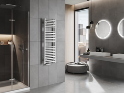 Mexen Hades radiador de baño 1200 x 400 mm, 373 W, cromo - W104-1200-400-00-01