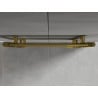 Mexen Hades badrumselement 1200 x 600 mm, 527 W, guld - W104-1200-600-00-50