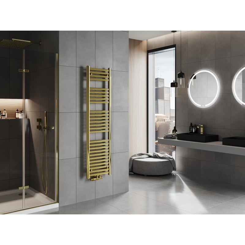 Mexen Hades Bathroom Radiator 1500 x 400 mm, 461 W, Gold - W104-1500-400-00-50