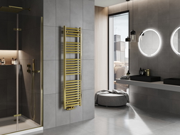 Mexen Hades badrumsradiator 1500 x 400 mm, 461 W, guld - W104-1500-400-00-50