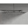 Mexen Hades Badezimmerheizkörper 1500 x 500 mm, 555 W, Chrom - W104-1500-500-00-01