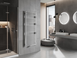 Mexen Hades Badezimmerheizkörper 1500 x 600 mm, 649 W, Chrom - W104-1500-600-00-01