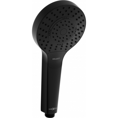 Mexen R-05 3-funktions duschhandtag, svart - 79505-70