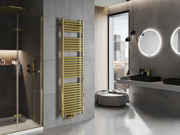 Mexen Hades radiador de baño 1800 x 500 mm, 675 W, dorado - W104-1800-500-00-50
