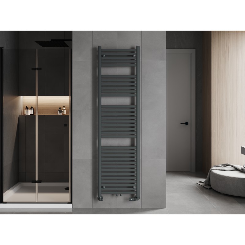 Mexen Hades badkamerradiator 1800 x 500 mm, 854 W, antraciet - W104-1800-500-00-66