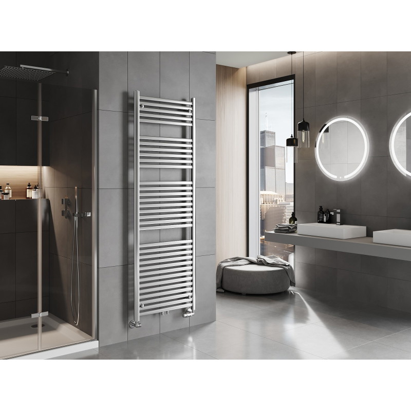 Mexen Hades grzejnik łazienkowy 1800 x 600 mm, 790 W, chrom - W104-1800-600-00-01