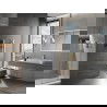 Mexen Mars badkamer radiator 500 x 400 mm, 141 W, chroom - W110-0500-400-00-01