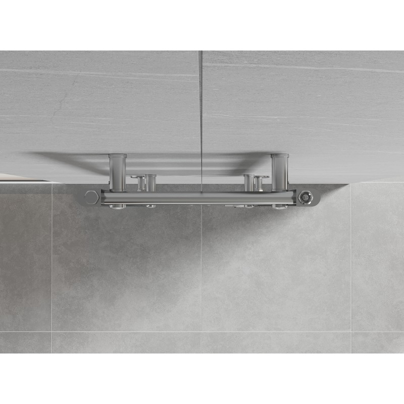 Mexen Mars radiatore bagno 500 x 400 mm, 141 W, cromo - W110-0500-400-00-01