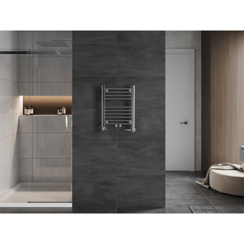 Mexen Mars radiateur de salle de bain 500 x 400 mm, 141 W, chromé - W110-0500-400-00-01