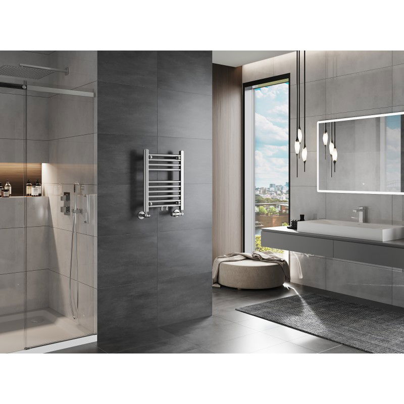 Mexen Mars radiatore da bagno 500 x 400 mm, 141 W, cromo - W110-0500-400-00-01