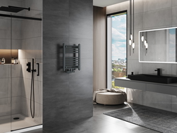 Mexen Mars radiador de casa de banho 500 x 400 mm, 178 W, antracite - W110-0500-400-00-66