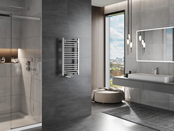 Mexen Mars badkamer radiator 700 x 400 mm, 188 W, chroom - W110-0700-400-00-01
