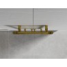 Mexen Mars vannitoa radiaator 700 x 400 mm, 188 W, kuldne - W110-0700-400-00-50