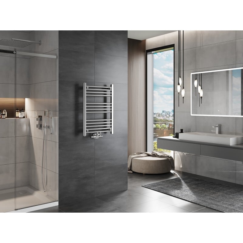 Mexen Mars bathroom radiator 700 x 500 mm, 224 W, chrome - W110-0700-500-00-01