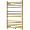 Mexen Mars bathroom radiator 700 x 500 mm, 224 W, gold - W110-0700-500-00-50