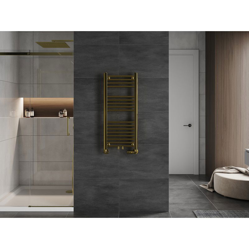 Mexen Mars radiador de baño 900 x 400 mm, 244 W, dorado - W110-0900-400-00-50