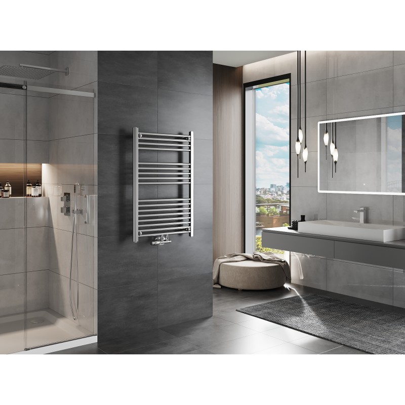 Mexen Mars badrumsvärmare 900 x 600 mm, 340 W, krom - W110-0900-600-00-01