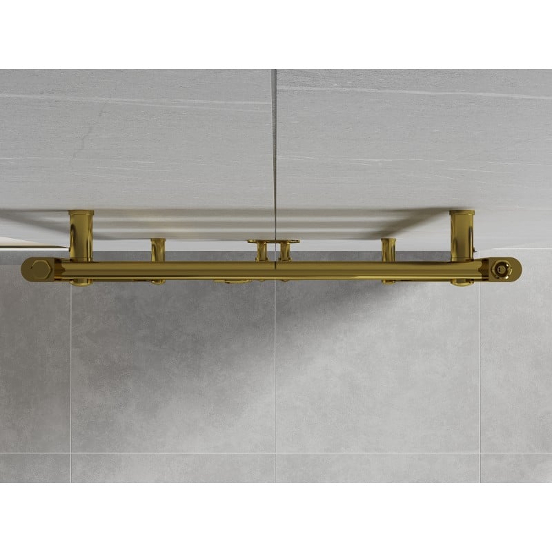 Mexen Mars radiador de baño 900 x 600 mm, 340 W, dorado - W110-0900-600-00-50