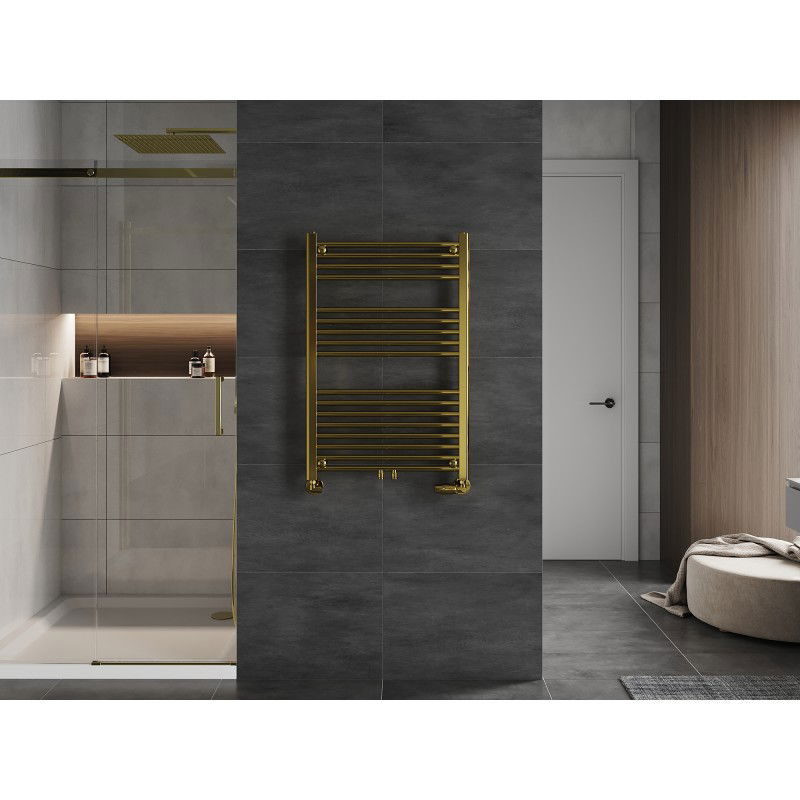 Mexen Mars radiador de baño 900 x 600 mm, 340 W, dorado - W110-0900-600-00-50