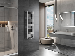 Mexen Mars badkamer radiator 1200 x 400 mm, 346 W, chroom - W110-1200-400-00-01