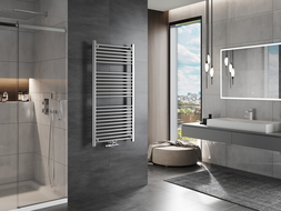 Mexen Mars aquecedor de casa de banho 1200 x 600 mm, 487 W, cromado - W110-1200-600-00-01