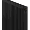 Mexen CV11 radiateur plat 400 x 1400 mm, raccordement inférieur, 907 W, noir - W611-040-140-70