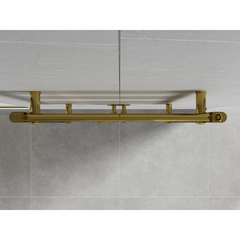Mexen Mars radiador de casa de banho 1200 x 600 mm, 487 W, dourado - W110-1200-600-00-50
