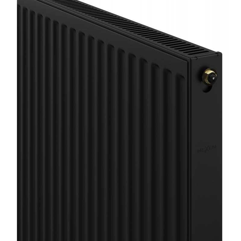 Mexen CV11 plakanšu radiators 900 x 800 mm, apakšējais savienojums, 1019 W, melns - W611-090-080-70