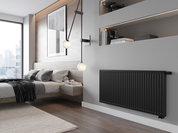 Mexen CV11 paneelradiator 900 x 2600 mm, onderste aansluiting, 3311 W, zwart - W611-090-260-70