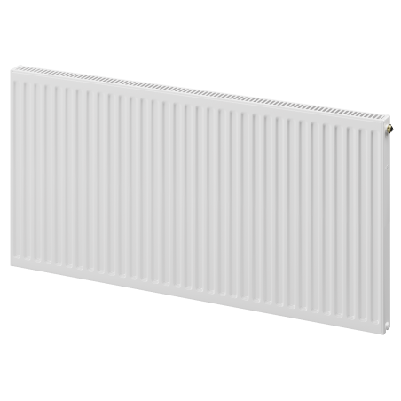Mexen CC11 platt radiator 400 x 1000 mm, nedre mittenanslutning, 648 W, vit - W6C11-040-100-00