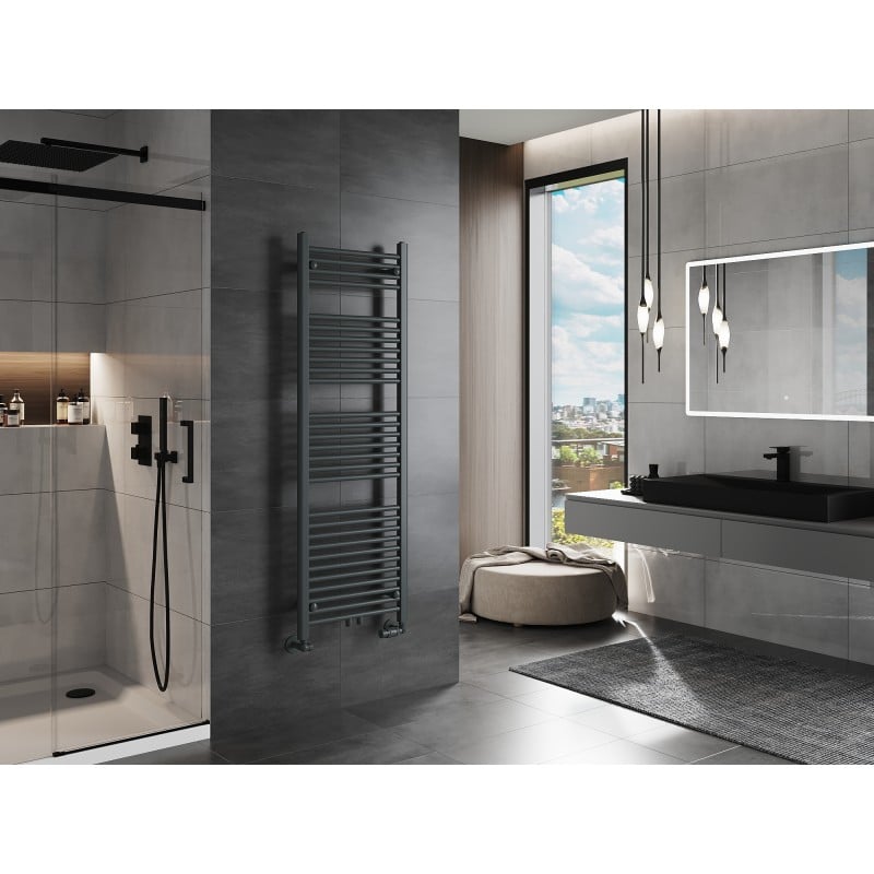 Mexen Mars bathroom radiator 1500 x 500 mm, 626 W, anthracite - W110-1500-500-00-66