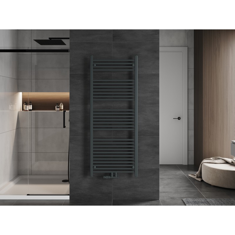 Mexen Mars Badezimmerheizkörper 1500 x 600 mm, 729 W, Anthrazit - W110-1500-600-00-66