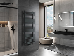 Mexen Mars badkamer radiator 1500 x 600 mm, 729 W, antraciet - W110-1500-600-00-66