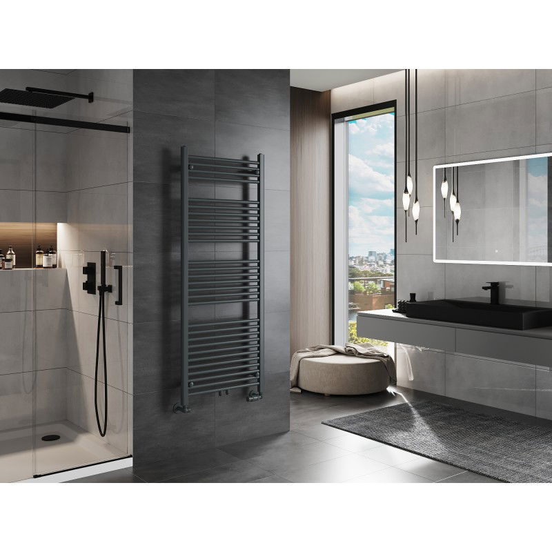 Mexen Mars bathroom radiator 1500 x 600 mm, 729 W, anthracite - W110-1500-600-00-66