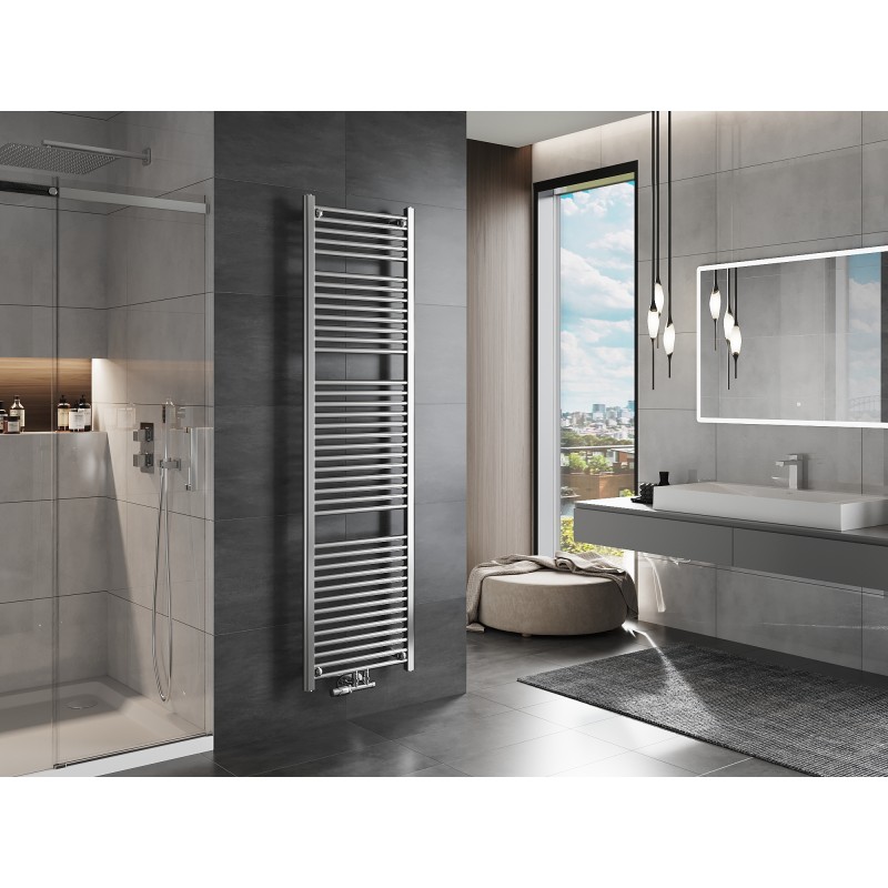 Mexen Mars radiateur de salle de bains 1800 x 500 mm, 643 W, chromé - W110-1800-500-00-01