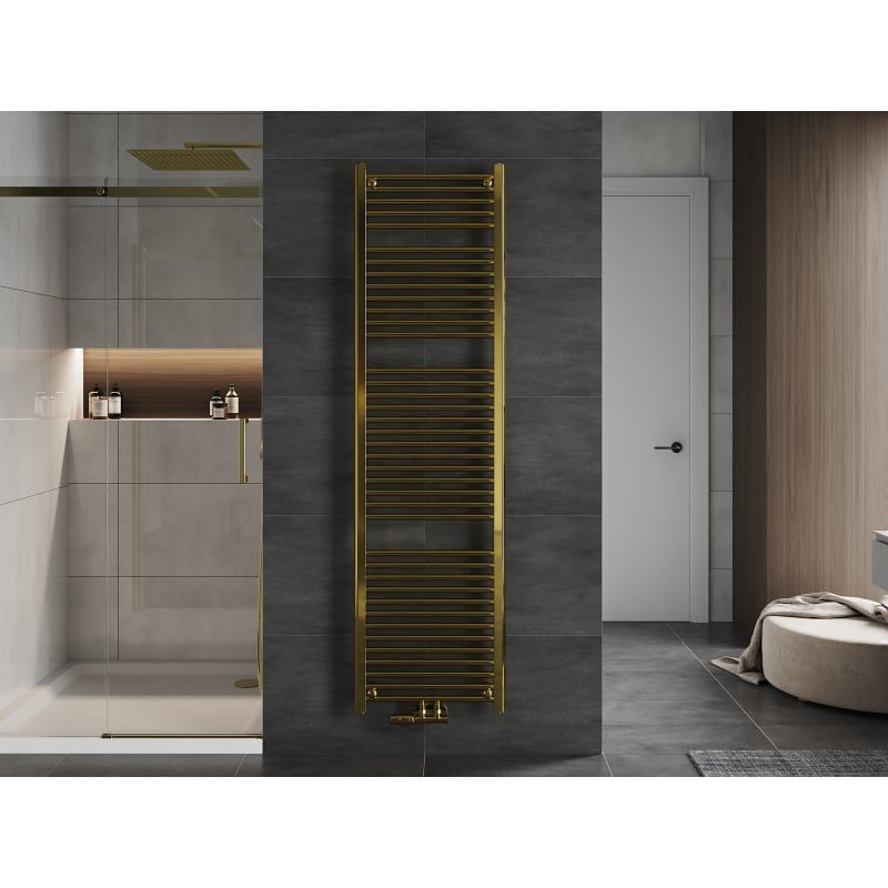 Mexen Mars bathroom radiator 1800 x 500 mm, 643 W, gold - W110-1800-500-00-50