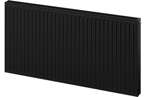 Mexen CV21 platt radiator 300 x 500 mm, bottentillkoppling, 368 W, svart - W621-030-050-70