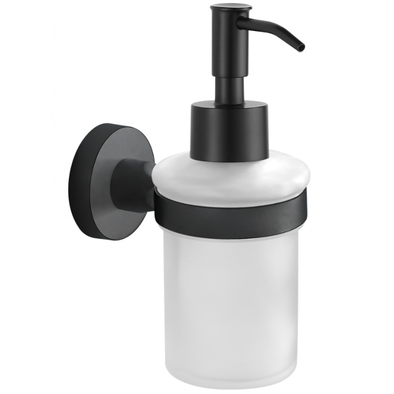 Mexen Tiber Seifenspender, schwarz - 7050540-70