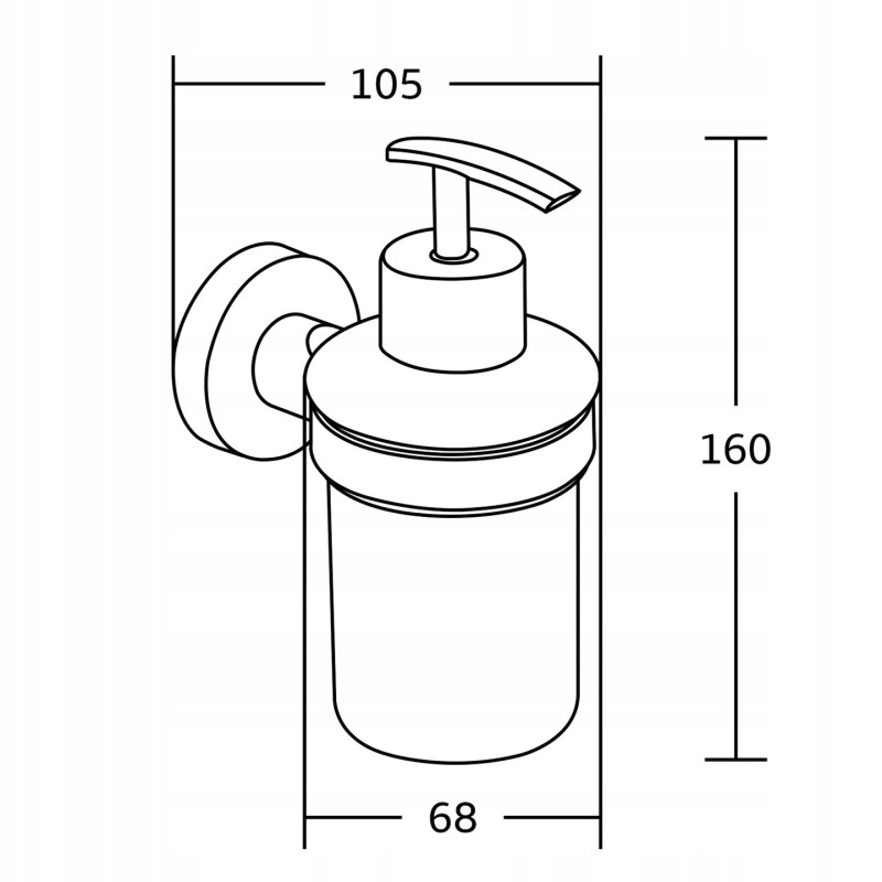 Mexen Tiber seebidosaator, kroom - 7050540-00