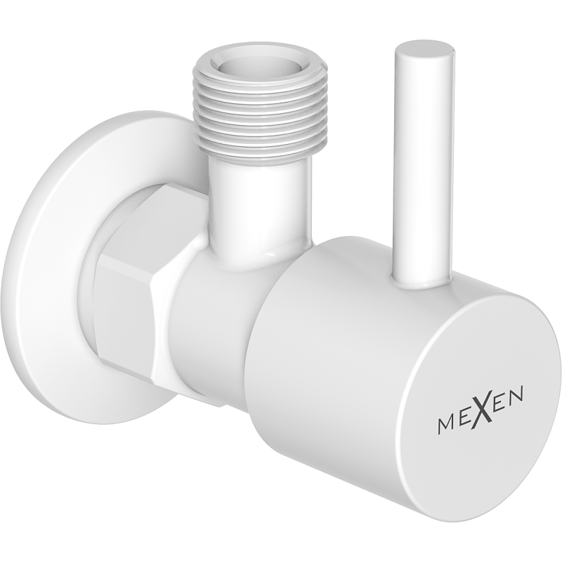 Mexen R1 vinkelventil för blandare 1/2"x3/8", vit - 79970-20