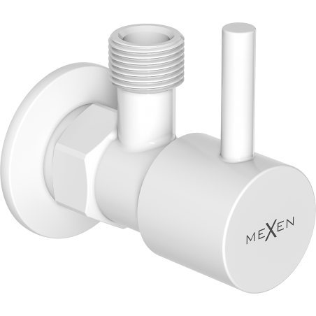 Mexen R1 nurgaventiil kraanile 1/2"x3/8", valge - 79970-20
