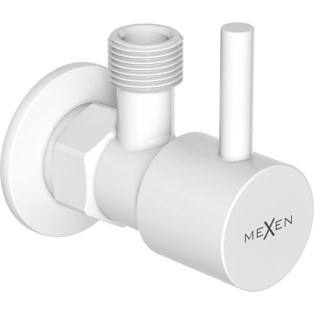 Mexen R1 vanne d'angle pour robinet 1/2"x3/8", blanc - 79970-20