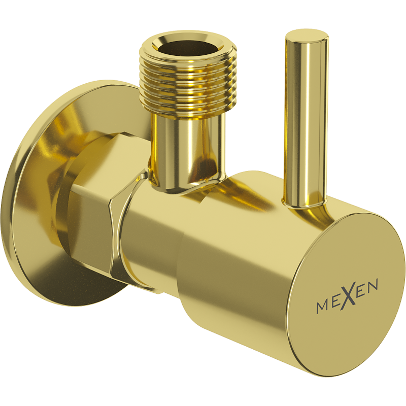 Mexen R1 angled valve for taps 1/2"x3/8", gold - 79970-50