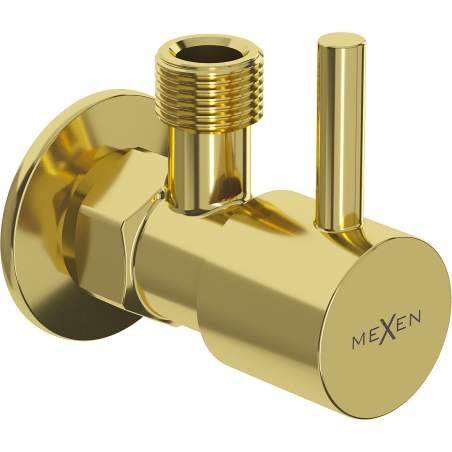 Mexen R1 zawór kątowy do baterii 1/2"x3/8", złoty - 79970-50