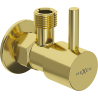 Mexen R1 angled valve for taps 1/2"x3/8", gold - 79970-50