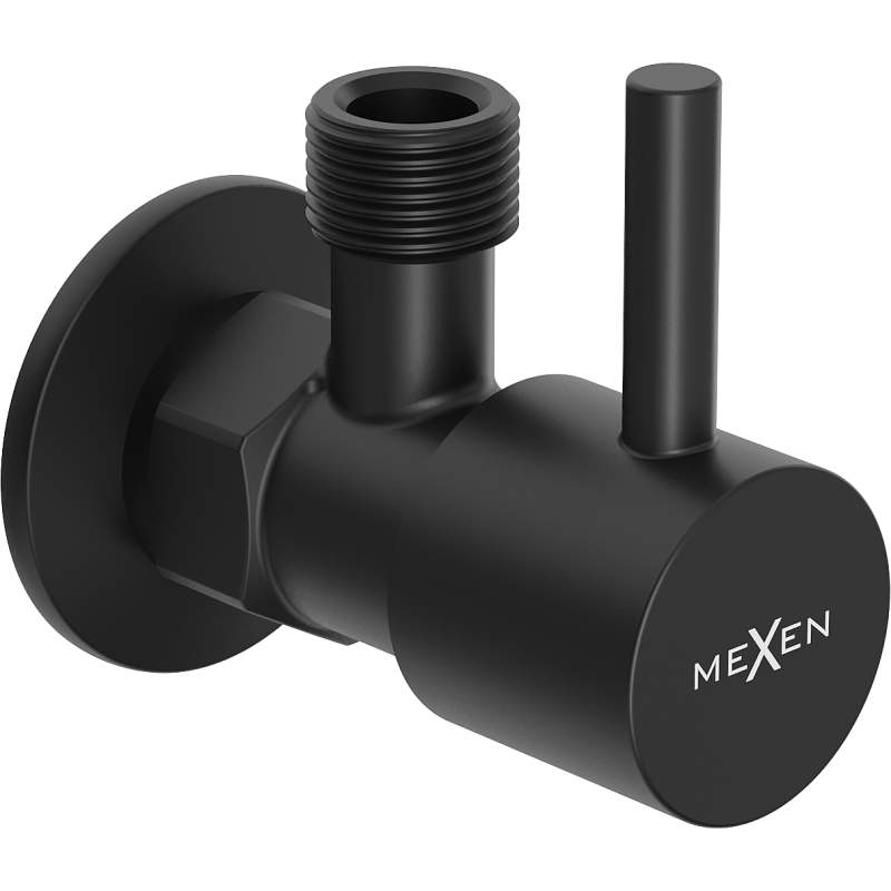Mexen R1 kulmaventtiili hanalle 1/2"x3/8", musta - 79970-70
